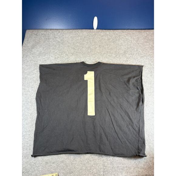 YZY Yeezy Kanye West One Box Cut Off Muscle Shirt Mens 3XL Black Streetwear Y2K - Picture 3 of 8